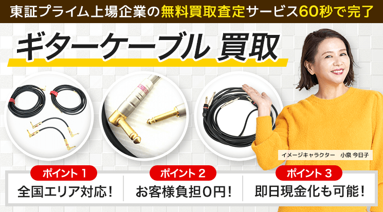 ギターケーブル・シールド 買取