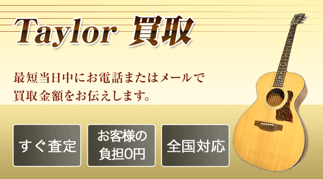 Taylor(テイラー) 買取価格｜アコギ・エレアコを高く売るコツ
